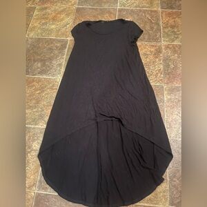 Hi-Low black dress